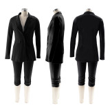 Women Blazer and Shorts two-piece suit