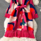 Print Women Summer Loose Slim Fit Casual Pleated Dress