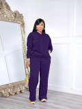 Women Casual Hoodies and Pant Two Piece Set