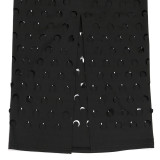 Hollow Strap Sexy Slim Long Dress