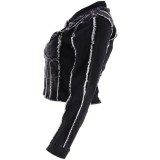 Women's Autumn Winter Denim Coat Long Sleeve Jacket Top