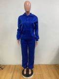 Women Casual Hoodies and Pant Two Piece Set