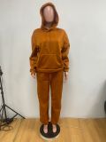Women Casual Hoodies and Pant Two Piece Set