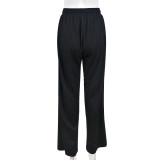 Autumn Women's Fashion Trend Beaded Skull Sweatpants Casual Pants