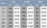 Hip Hop Style High Waist Washed Print Non-Elastic Wide Leg Denim Pants