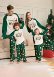 Christmas Family Wear Round Neck Print Pajama Set