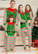Christmas Family Wear Elf Print Pajama Set