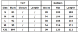 Women Fall Strapless Top and Pant Two Piece Set