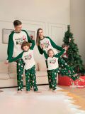 Christmas Family Wear Round Neck Print Pajama Set