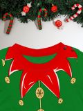 Christmas Family Wear Elf Print Pajama Set