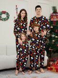 Halloween Family Wear Party Devil Pumpkin Wizard Print Pajama Set