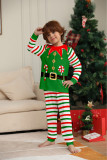 Christmas Family Wear Elf Print Pajama Set