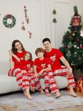 Christmas Family Wear Deer Short Sleeve Print Pajama Set