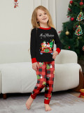 Christmas Family Wear Car Snowman Christmas Tree Print Pajama Set