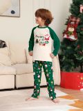 Christmas Family Wear Round Neck Print Pajama Set