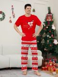 Christmas Family Wear Deer Short Sleeve Print Pajama Set