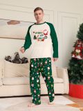 Christmas Family Wear Round Neck Print Pajama Set