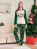 Christmas Family Wear Round Neck Print Pajama Set