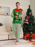 Christmas Family Wear Elf Print Pajama Set