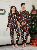 Halloween Family Wear Party Devil Pumpkin Wizard Print Pajama Set