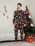 Halloween Family Wear Party Devil Pumpkin Wizard Print Pajama Set