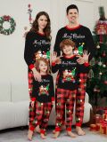 Christmas Family Wear Car Snowman Christmas Tree Print Pajama Set