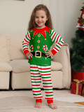 Christmas Family Wear Elf Print Pajama Set