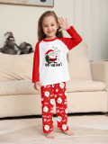 Christmas Family Wear Santa Claus Print Round Neck Pajama Set