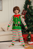 Christmas Family Wear Elf Print Pajama Set