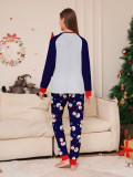 Christmas Family Wear White Snowman Pajama Set
