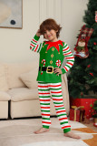 Christmas Family Wear Elf Print Pajama Set