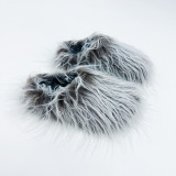 Plush Slippers For Men And Women Autumn Winter Slip-On Shoes