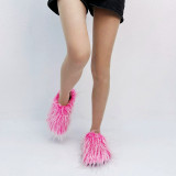 Plush Slippers For Men And Women Autumn Winter Slip-On Shoes