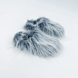 Plush Slippers For Men And Women Autumn Winter Slip-On Shoes