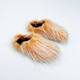 Plush Slippers For Men And Women Autumn Winter Slip-On Shoes