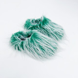 Plush Slippers For Men And Women Autumn Winter Slip-On Shoes