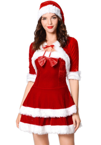 Christmas party cape costume