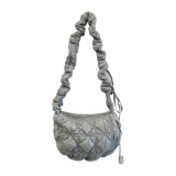 Women Pleated Cloud Casual One Shoulder Crossbody Dumpling Bag
