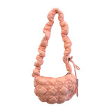 Women Pleated Cloud Casual One Shoulder Crossbody Dumpling Bag