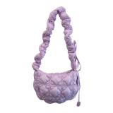 Women Pleated Cloud Casual One Shoulder Crossbody Dumpling Bag