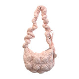 Women Pleated Cloud Casual One Shoulder Crossbody Dumpling Bag
