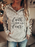Plus Size Women Christmas print Hoodies