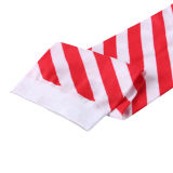 Red and white Christmas stockings Bow twill stockings Christmas stockings