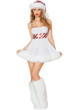 White Christmas girl c snowman Christmas performance costume