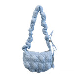 Women Pleated Cloud Casual One Shoulder Crossbody Dumpling Bag