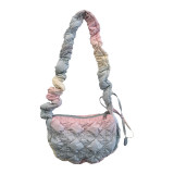 Women Pleated Cloud Casual One Shoulder Crossbody Dumpling Bag