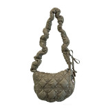 Women Pleated Cloud Casual One Shoulder Crossbody Dumpling Bag