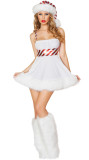 White Christmas girl c snowman Christmas performance costume