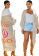 Women's Sweater Coat Autumn Winter Casual Letter Embroidered Long-Sleeved Cardigan