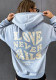 Women Letter Sports Hoodies